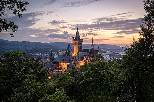 Schloss Wernigerode coutesy of Wikimedia Commons